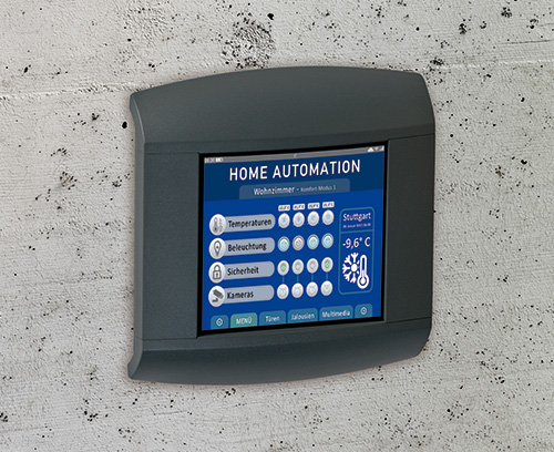 Kontrollpanel für Home Automation