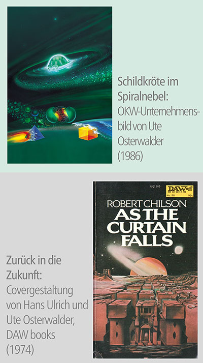 Markenzeichen im Science-Fiction-Stil