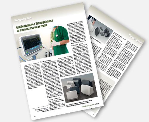Großvolumiges Tischgehäuse in herausragender Optik