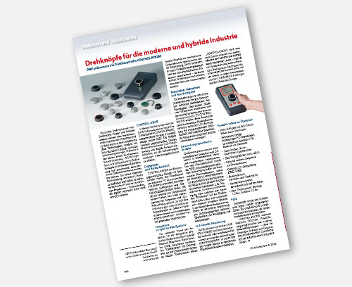 Drehknöpfe für die moderne und hybride Industrie