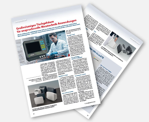 Großvolumiges Tischgehäuse für anspruchsvolle Messtechnik-Anwendungen