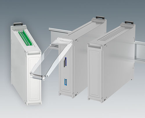 RAILTEC BP, M22 con paneles laterales conectables y panel frontal