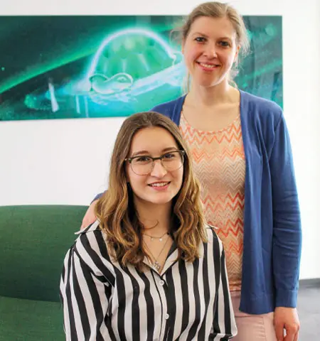 OKW Ausbilderteam: Lilly Kempf und Jasmin Weber