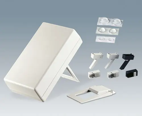 Aufstellbügel und Gehäusefüße