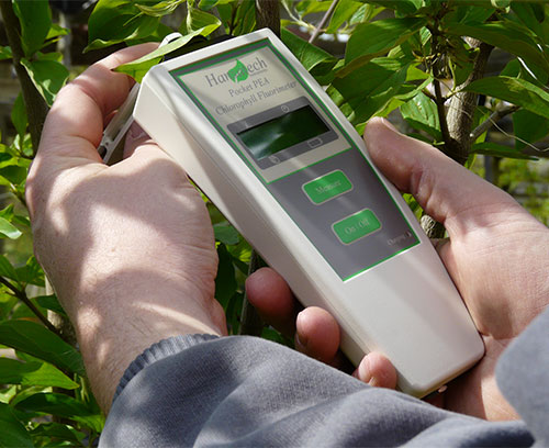 Chlorophyll-Fluorimeter für Pflanzen-Screening