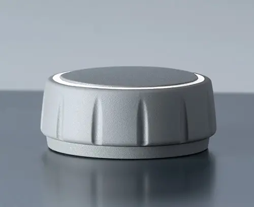 CONTROL-KNOBS ohne Beleuchtung; auch mit Sockel (Zubehör) einsetzbar für raffiniert schwebende Optik