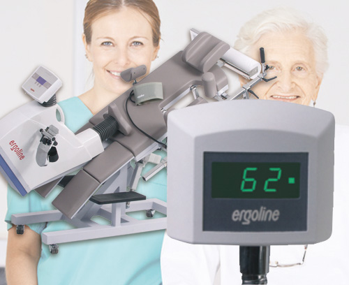 Patientenanzeige Liegeergometer, ergoline