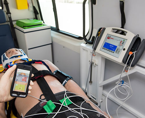 Patienten-Simulationssystem qube3 im Einsatz