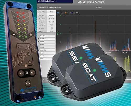 System für Schiffsaufprall- und Bewegungsüberwachung