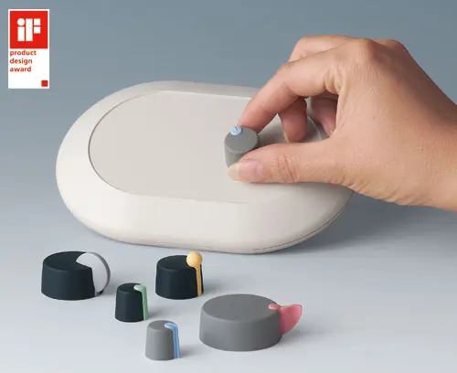 einzigartige Designer-Drehknöpfe mit iF Design Award