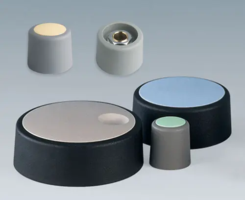 COM-KNOBS without recess for marking element