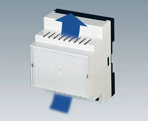 Ventilation slots for good heat dissipation