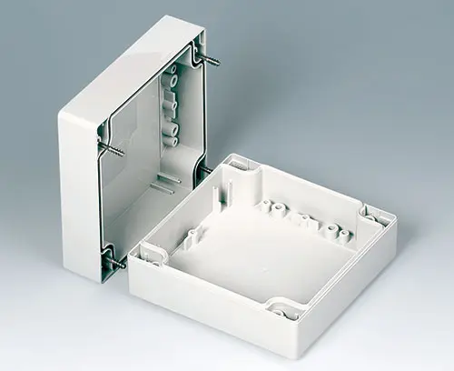 Case shell with tongue / with groove