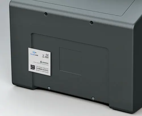 Receso para etiqueta del producto