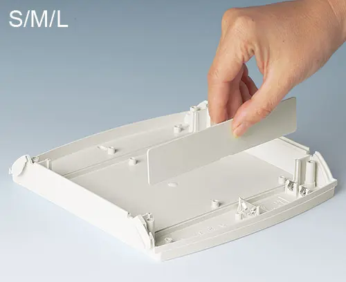 Placas insertables para delimitar el espacio de los sistemas electrónicos (accesorio S, M, L)