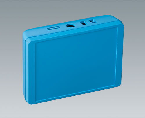 Caja INTERFACE-TERMINAL con acabado en color azul