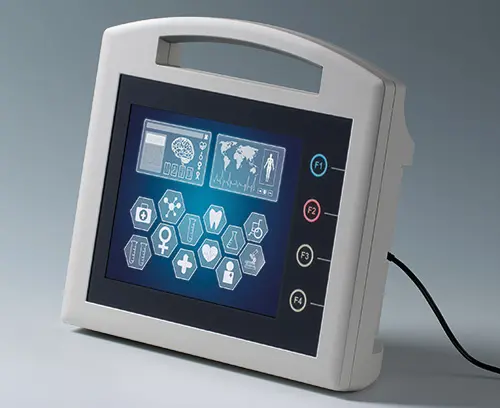 caja CARRYTEC con pantalla táctil