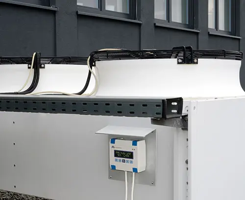 Aplicación en áreas exteriores protegidas contra la intemperie