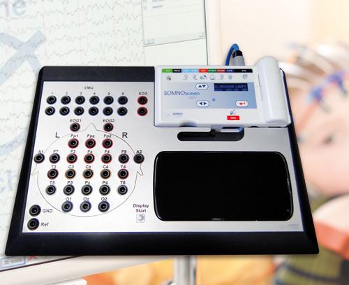 Stationary system for long-term EEG recordings