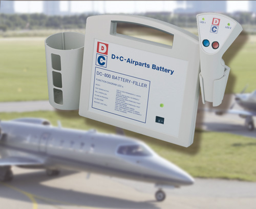 Appareil pour le chargement de batteries d’avions