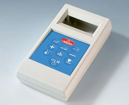 Zone de commande en creux pour claviers à membrane (types M et N) 