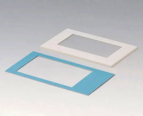 A9173007 Plaque S, bord gris blanc