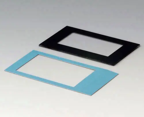 A9173409 Plaque S, bord noir