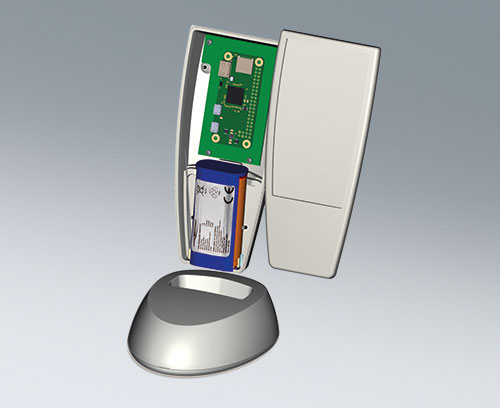 Circuit imprimé avec batterie rechargeable