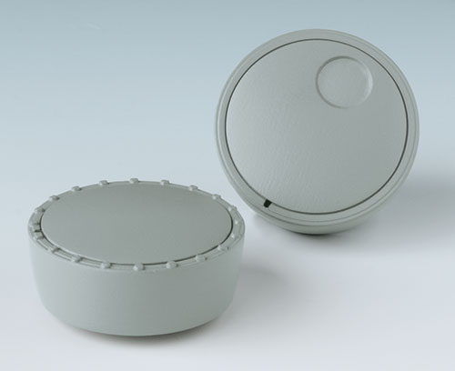 Bouton avec/sans reliefs, capuchon avec/sans empreinte