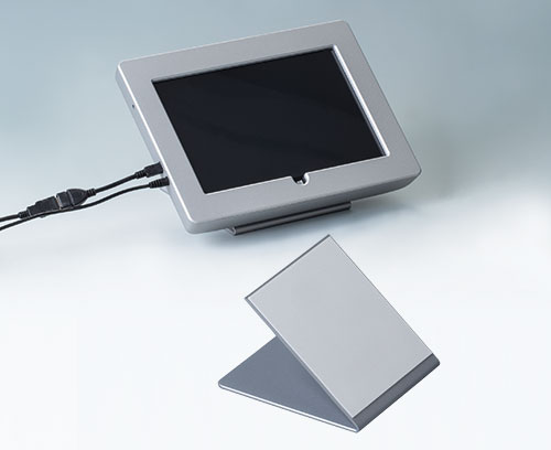 Integrazione di tablet standard e supporto (INTERFACE-TERMINAL con placca frontale in alluminio)