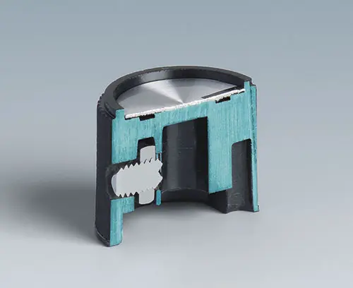 Fissaggio: dado quadro con perno filettato