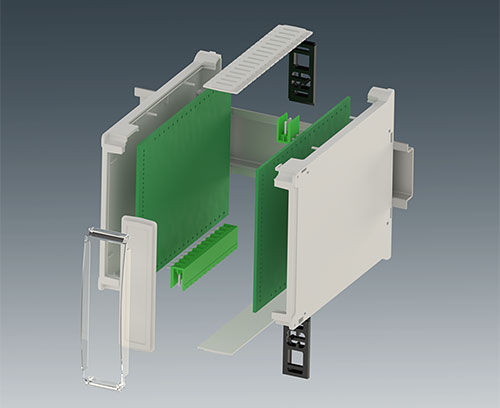 B6522102 RAILTEC BP, M22, closed/with ventilation slots