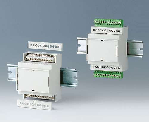 RAILTEC C con blocchi di morsetti/connettori a pin (accessori)