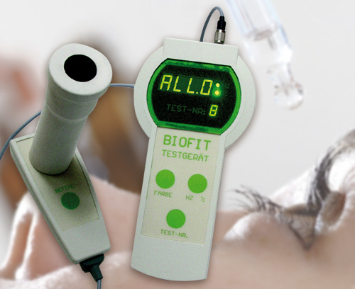 BIOFIT test unit for eye frequency