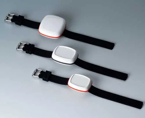 BODY-CASE M i L z silikonowym paskiem na nadgarstek, łatwym do czyszczenia (akcesoria)