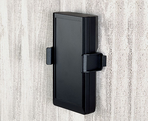 Secure wall storage of the case