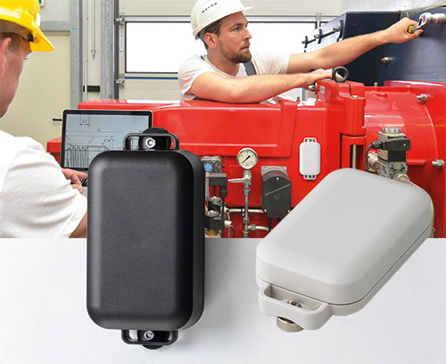 Example of application: attach EASYTEC enclosures using commercial magnets