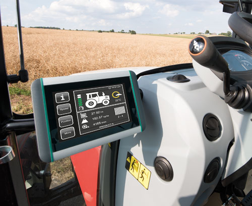ISOBUS terminal for tractors and self-propelled machines