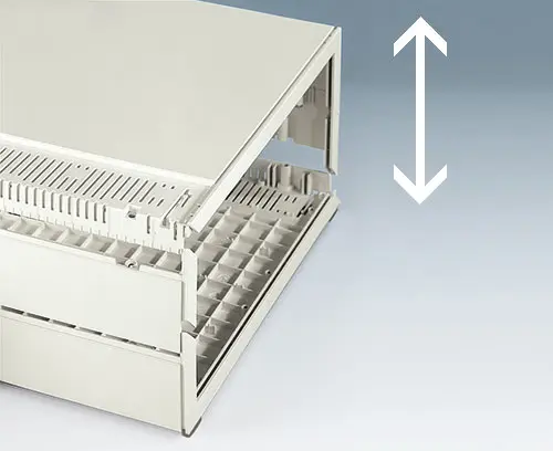 Side panels provide additional heights