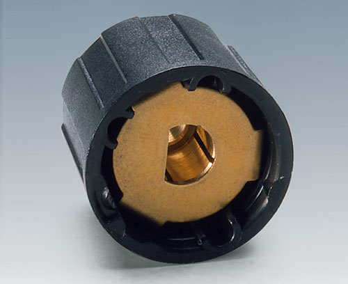 Proteção anti-rotação para montagem segura de knobs