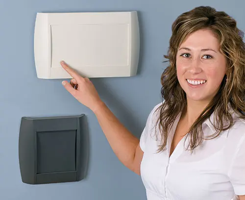 Caixas com design plano