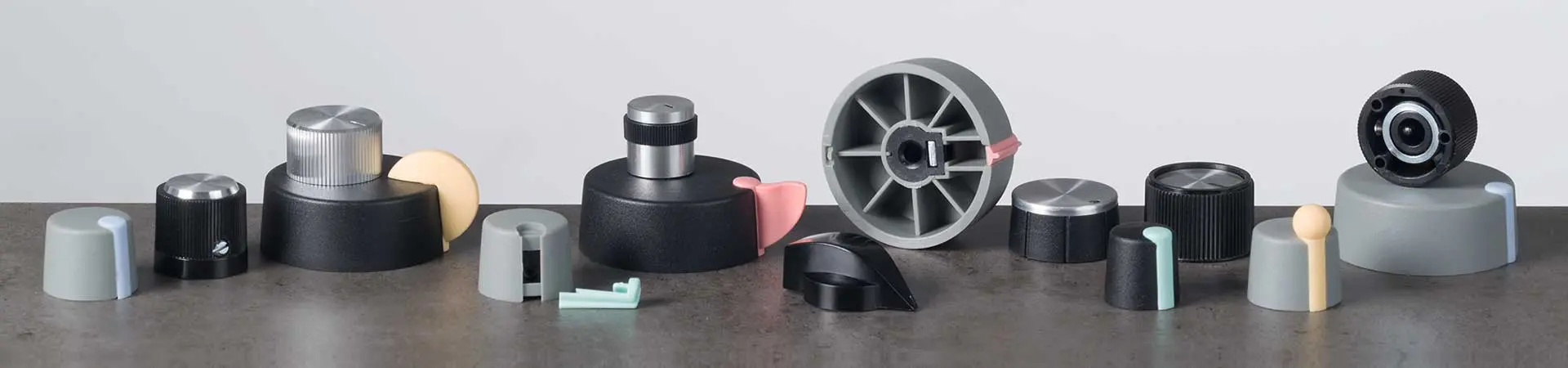 Knobs com Parafuso de Fixação Lateral