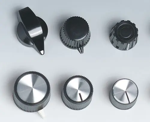 Knobs com ponteiro ou marcador