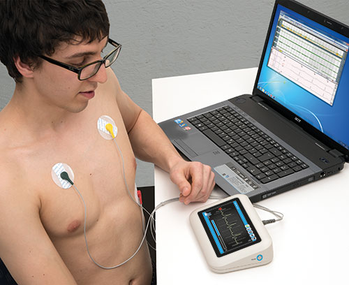 Measuring device for vital signs