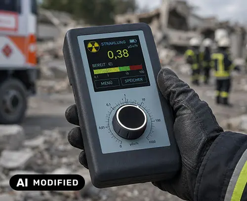 Radiation measuring device for disaster control