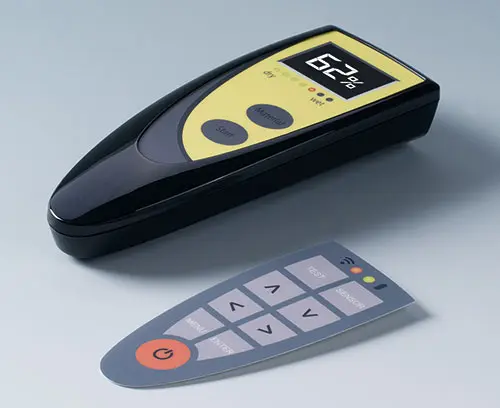 Painel de operação aprofundado para proteção do teclado de membrana / película decorativa