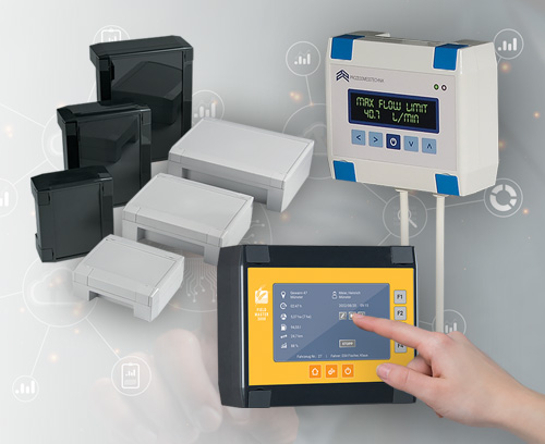 A robusta SOLID-BOX – perfeitamente adequada para displays eletrônicos em ambiente industrial