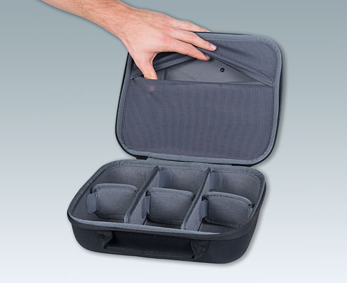 K0300B23 Контейнер Carry case 320 с кармашком и перегородками