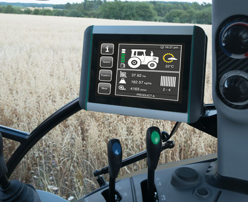 ISOBUS terminal for tractors and self-propelled machines