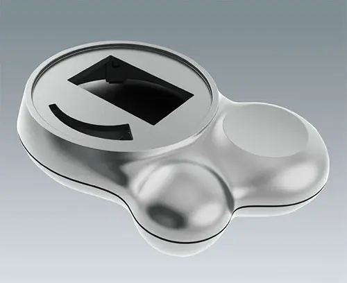 进行了金属表面涂渡的 BLOB 滴状机盒